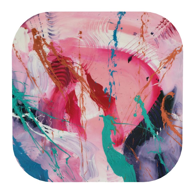 Abstract 'Heartbeats' Coasters
