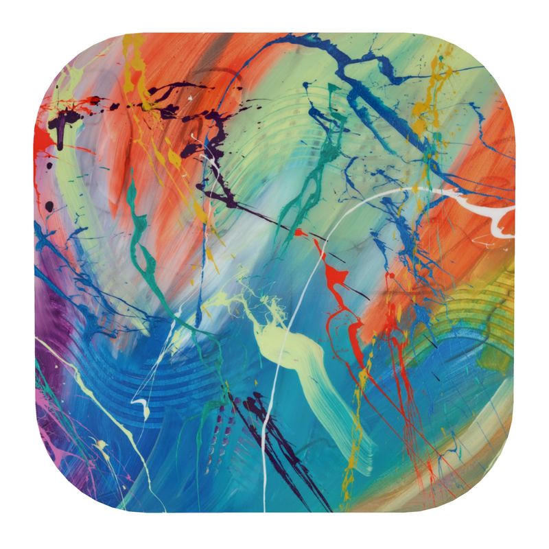 Abstract 'Shared Dreams' Coasters