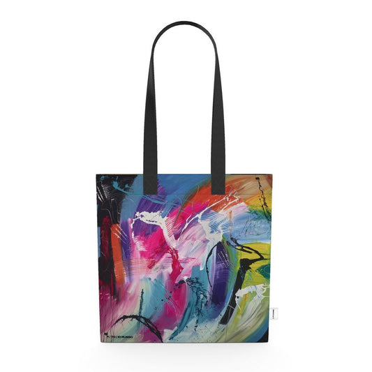 Rainbow Treasure Chest Canvas Tote Bag