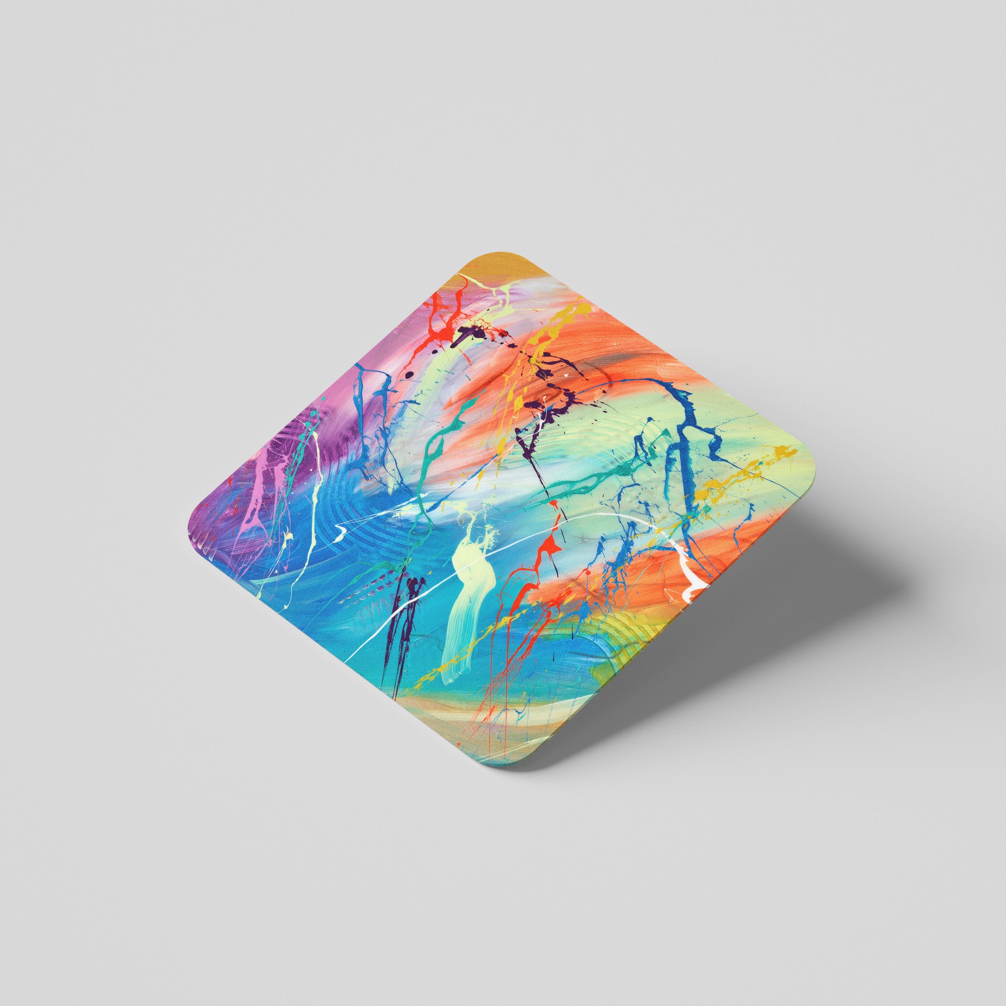 Abstract 'Shared Dreams' Coasters