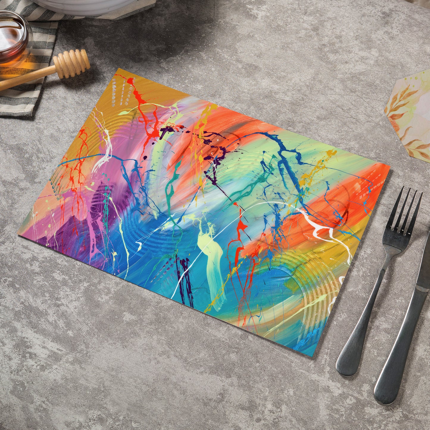 Large 'Shared Dreams' Abstract Placemat