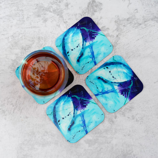 Abstract 'Me & The Moonlight' Coasters