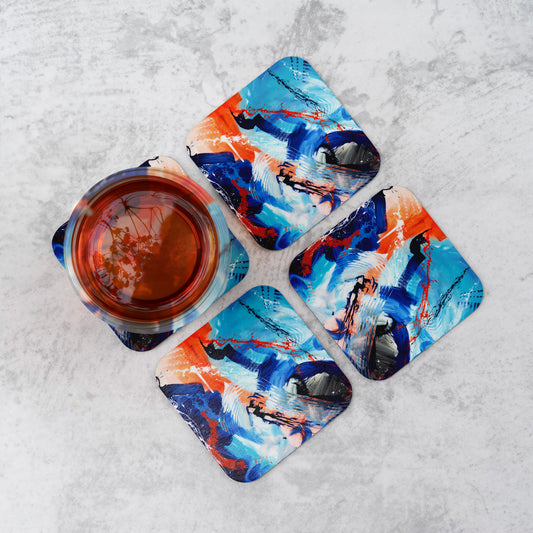Abstract 'Sexy Silence' Coasters